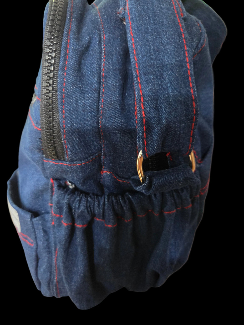 Handmade denim (jeans) crossbody bag