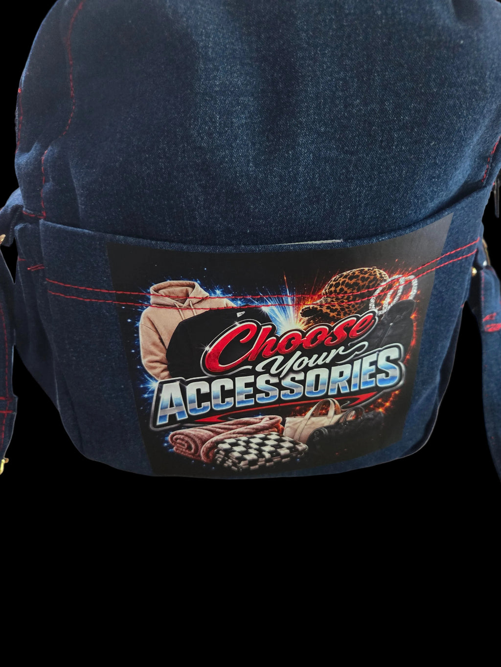 Handmade denim (jeans) crossbody bag