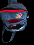 Handmade denim (jeans) crossbody bag