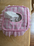 Square and rectangle tissue box cover