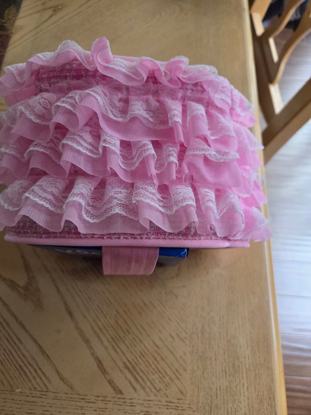 Square and rectangle tissue box cover