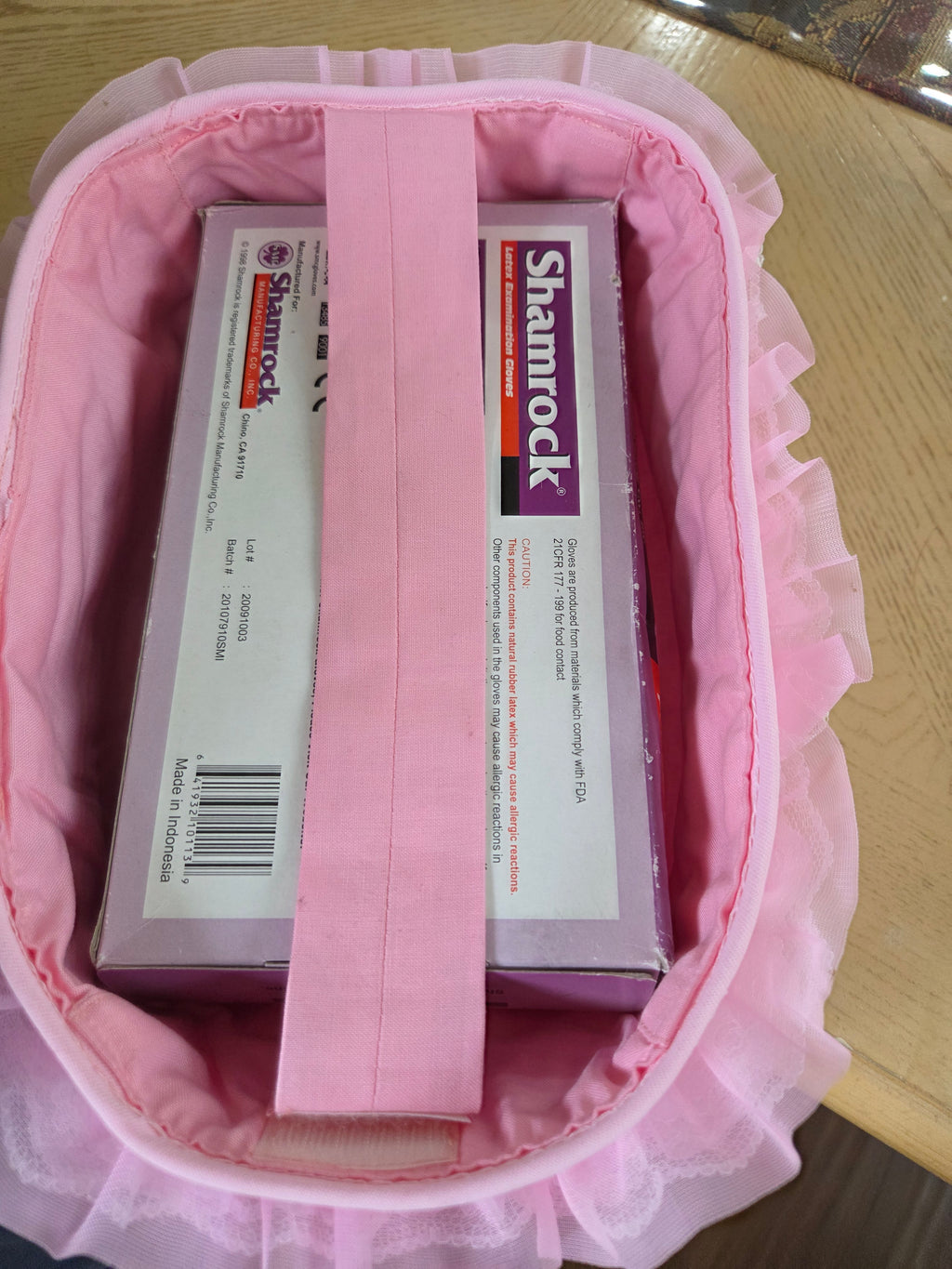 Square and rectangle tissue box cover