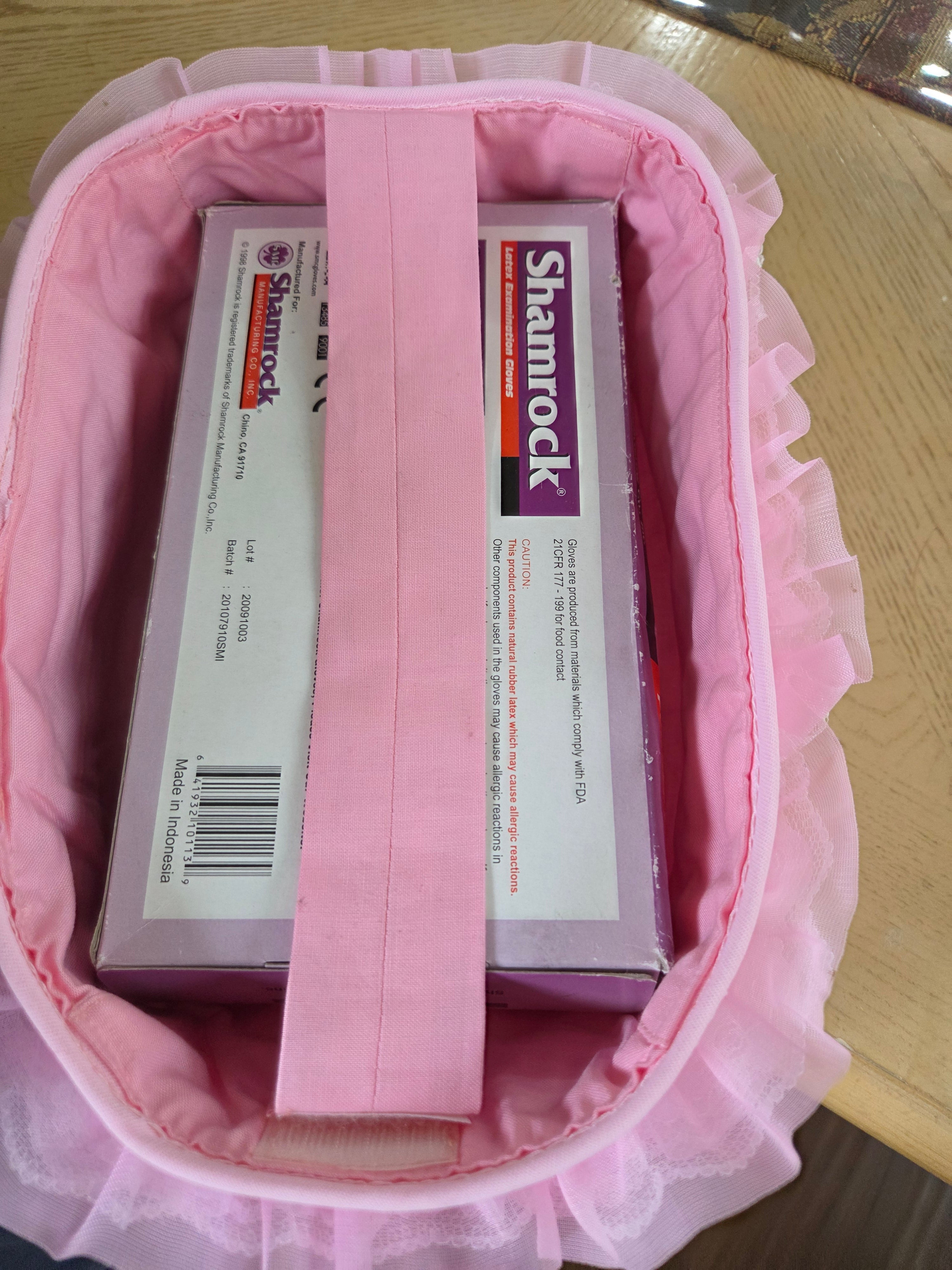 Square and rectangle tissue box cover