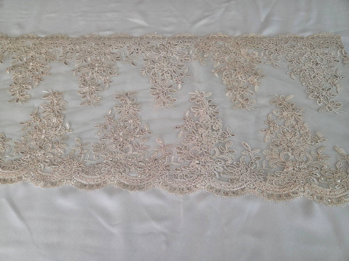 Handmade embroidered lace rectangular table cover