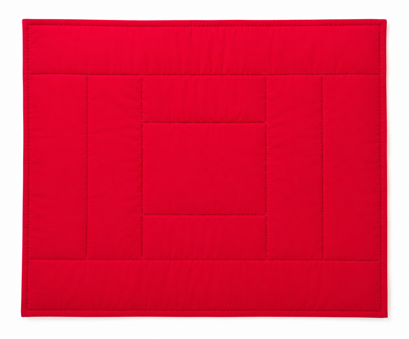 Custom initials handmade patch quilted blanket